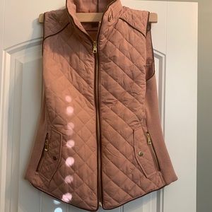 Blush Quilted Vest